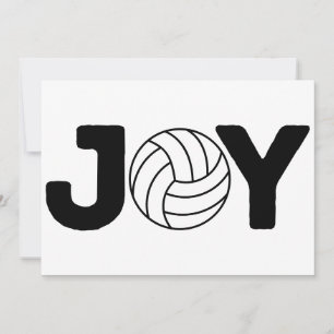 Tarjeta Festiva Voleibol de Fiestas Alegres