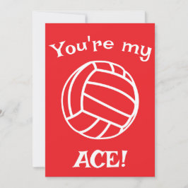 Tarjeta Festiva Vóley Ace Kids Classroom San Valentín