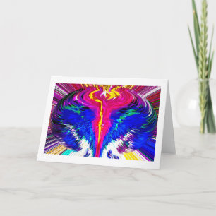 Tarjeta Festiva Vórtice del tiempo y del espacio