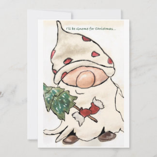 Tarjeta Festiva Voy a ser gané para los Navidades