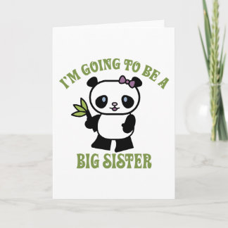 Tarjeta Festiva Voy a ser una hermana grande