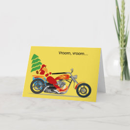 Tarjeta Festiva "Vroom vroom" estrallando hasta el final la