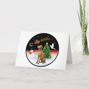 Tarjeta Festiva Vuelo nocturno (R) - Vizsla