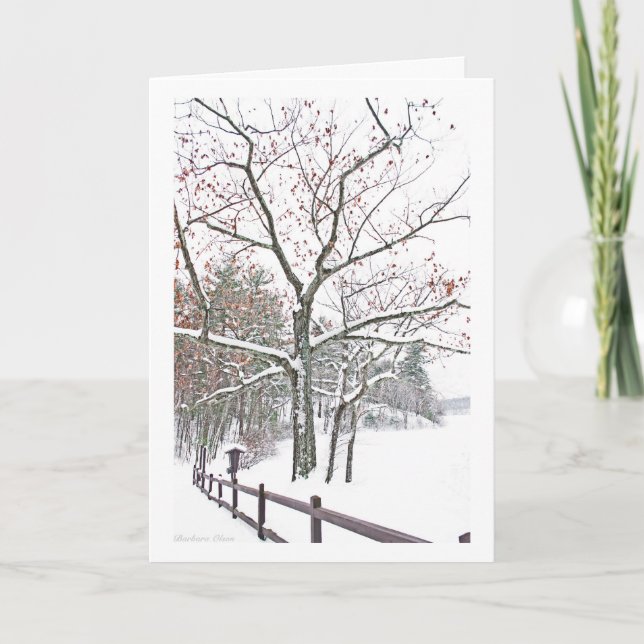 Tarjeta Festiva *Walden la charca: Citas en naturaleza: Día de (Anverso)