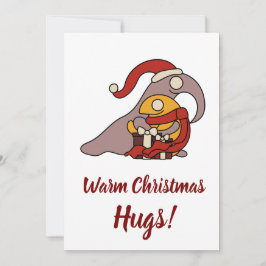 Tarjeta Festiva Warm Christmas Hugs