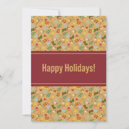 Tarjeta Festiva Warm & Cozy Christmas Card