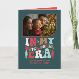 Tarjeta Festiva Warm Hearth Fun Retro Christmas Photos