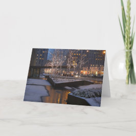 Tarjeta Festiva Warmth de invierno