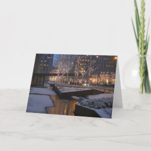 Tarjeta Festiva Warmth de invierno