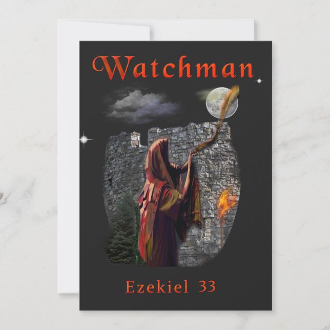 Tarjeta Festiva Watchman (Anverso)