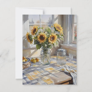 Tarjeta Festiva Watercolor Farm KitchTable B
