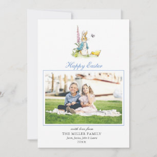 Tarjeta Festiva Watercolor Peter Rabbit Kids Easter Photo