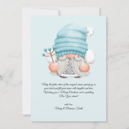 Tarjeta Festiva Watercolor Vintage Christmas Winme