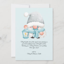 Tarjeta Festiva Watercolor Vintage Christmas Winme