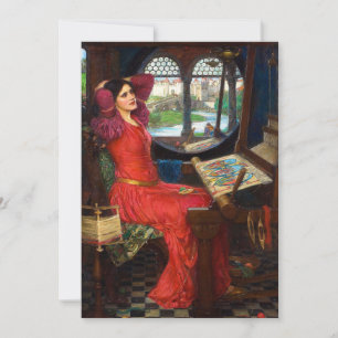 Tarjeta Festiva Waterhouse Estoy medio enferma de sombras