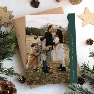 Tarjeta Festiva Wavy Wavy 2 Navidades de fotografía