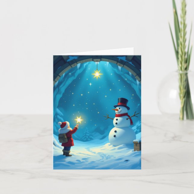 Tarjeta Festiva „Weihnachtliche Harmonie“ (Anverso)