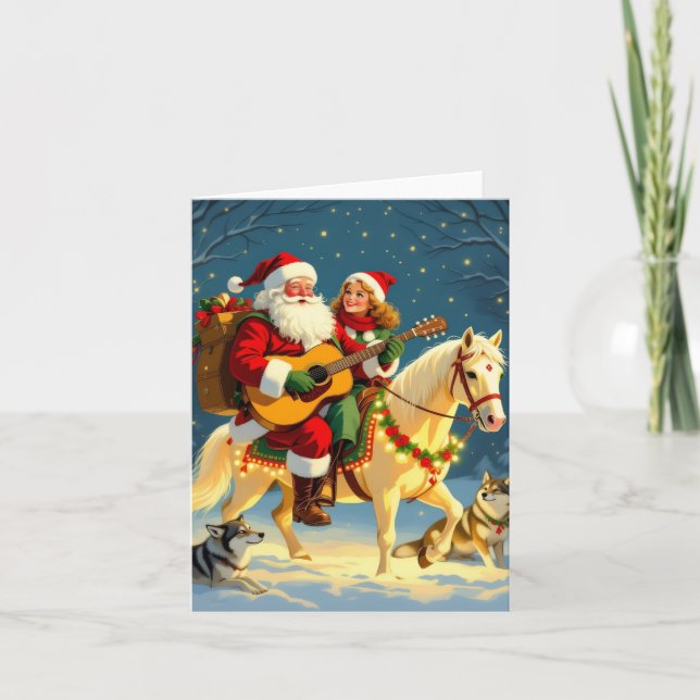 Tarjeta Festiva „Weihnachtliche Harmonie“ (Anverso)