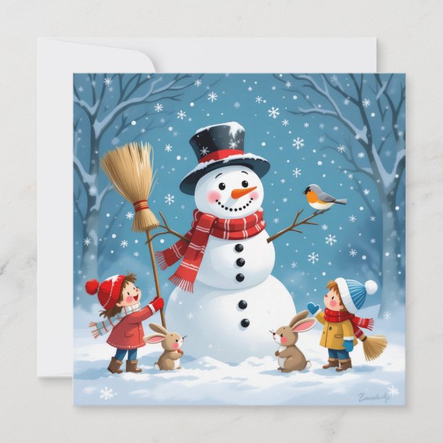 Tarjeta Festiva „Weihnachtliche Harmonie“ (Anverso)