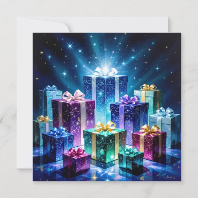 Tarjeta Festiva „Weihnachtliche Harmonie“ (Anverso)