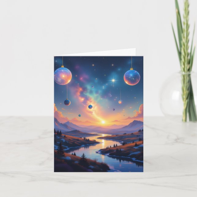 Tarjeta Festiva „Weihnachtliche Harmonie“ (Anverso)