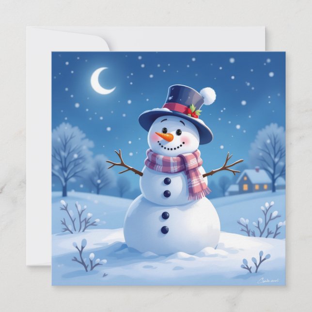 Tarjeta Festiva „Weihnachtliche Harmonie“ (Anverso)