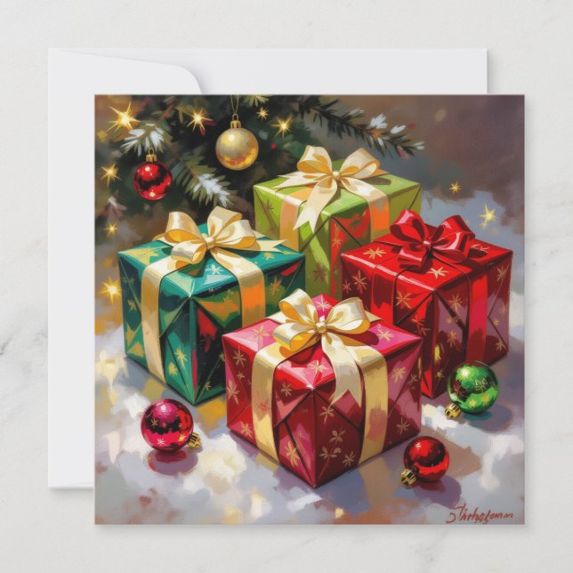 Tarjeta Festiva „Weihnachtliche Harmonie“ (Anverso)