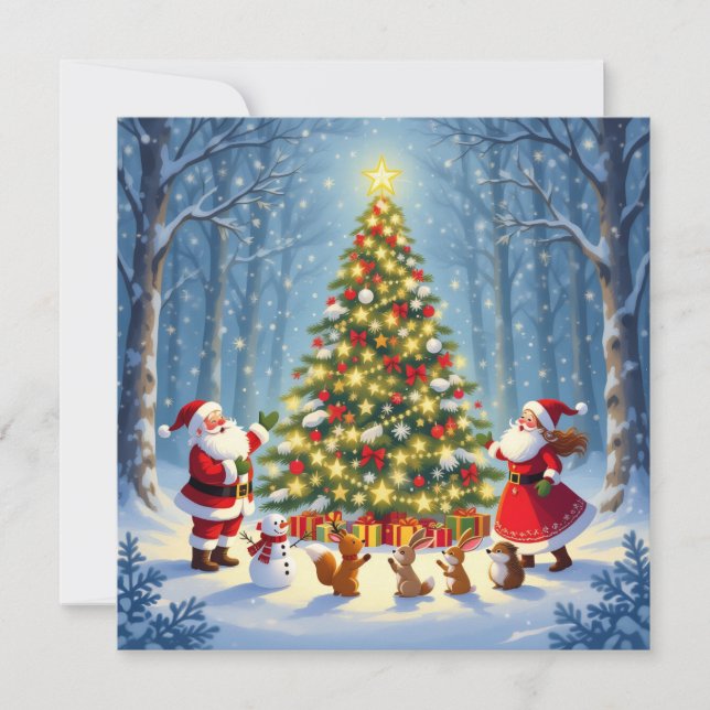 Tarjeta Festiva „Weihnachtliche Harmonie“ (Anverso)