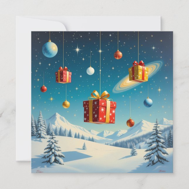 Tarjeta Festiva „Weihnachtliche Harmonie“ (Anverso)