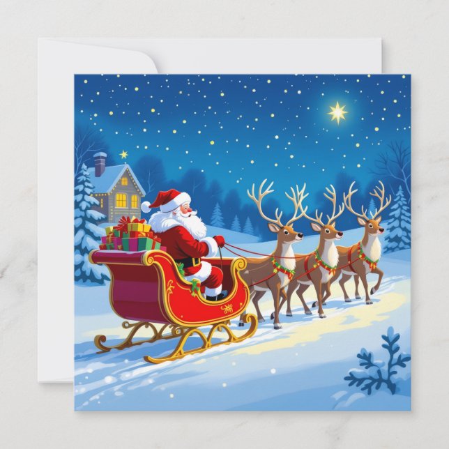 Tarjeta Festiva „Weihnachtliche Harmonie“ (Anverso)