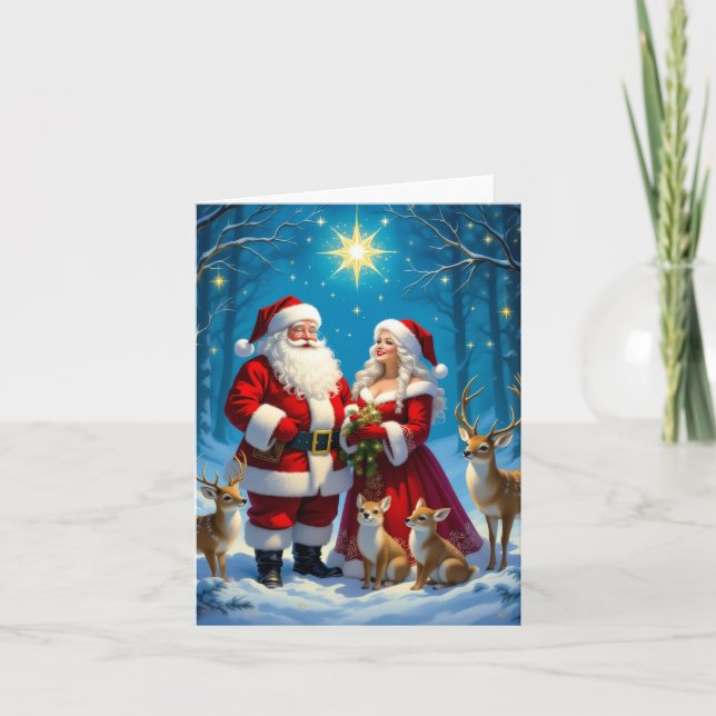 Tarjeta Festiva „Weihnachtliche Harmonie“ (Anverso)