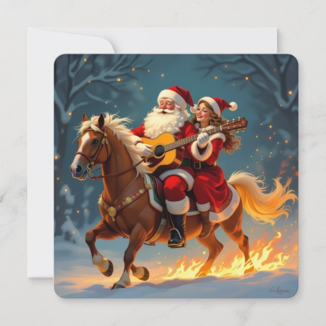 Tarjeta Festiva „Weihnachtliche Harmonie“ (Anverso)