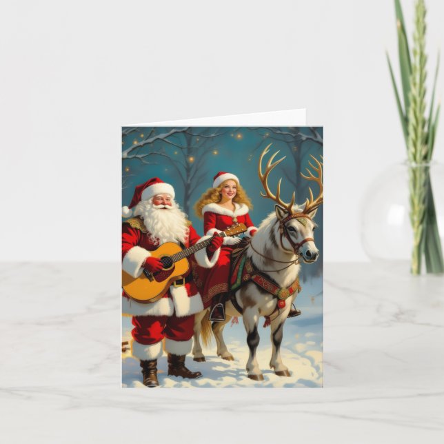 Tarjeta Festiva „Weihnachtliche Harmonie“ (Anverso)