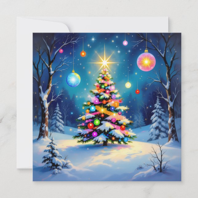 Tarjeta Festiva „Weihnachtliche Harmonie“ (Anverso)