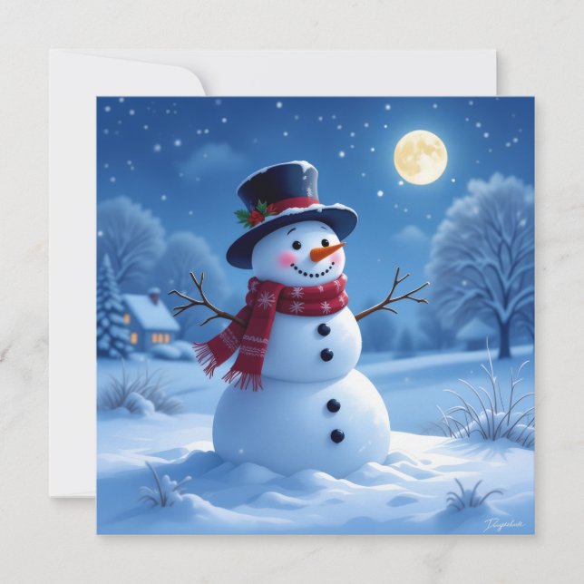 Tarjeta Festiva „Weihnachtliche Harmonie“ (Anverso)