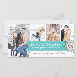 Tarjeta Festiva Weihnachtsfoto-Karten