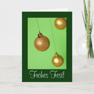 Tarjeta Festiva Weihnachtskarte