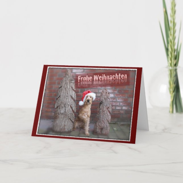 Tarjeta Festiva Weihnachtskarte "Territorio irlandés" (Anverso)