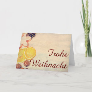 Tarjeta Festiva Weihnachtsmotiv mit Früchten...