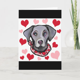 TARJETA FESTIVA WEIMARANANA