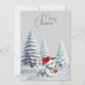 Tarjeta Festiva Westin Con Regalo Merry Christmas Card