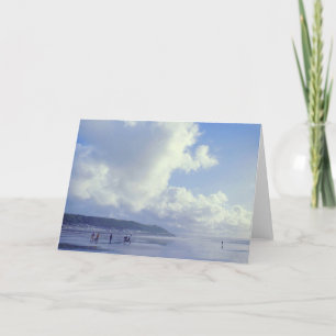 Tarjeta Festiva Westward Ho, North Devon, Reino Unido