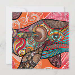 Tarjeta Festiva Whale Wow