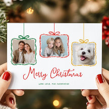 Whimsical Red Green Gift Box Photo