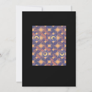 Tarjeta Festiva Whimsigoth Wallpaper Classic