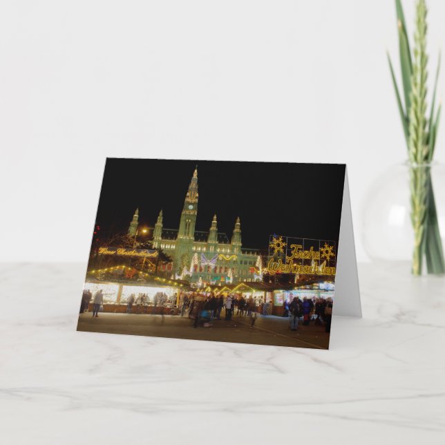 Tarjeta Festiva Wiener Christamlmarkt (Anverso)