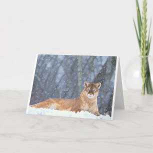 TARJETA FESTIVA WILD CAT FREEDOM DESTINE ZAZZLE