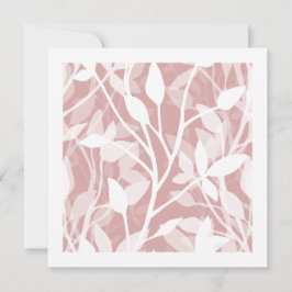 Tarjeta Festiva Wild Garden Mist Minimalist Botanical Art Card