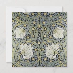 Tarjeta Festiva William Morris - Diseño del patrón de Pimpernel