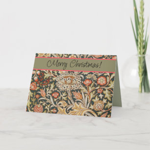 Tarjeta Festiva William Morris Trent Garden Flower Classic Botanic